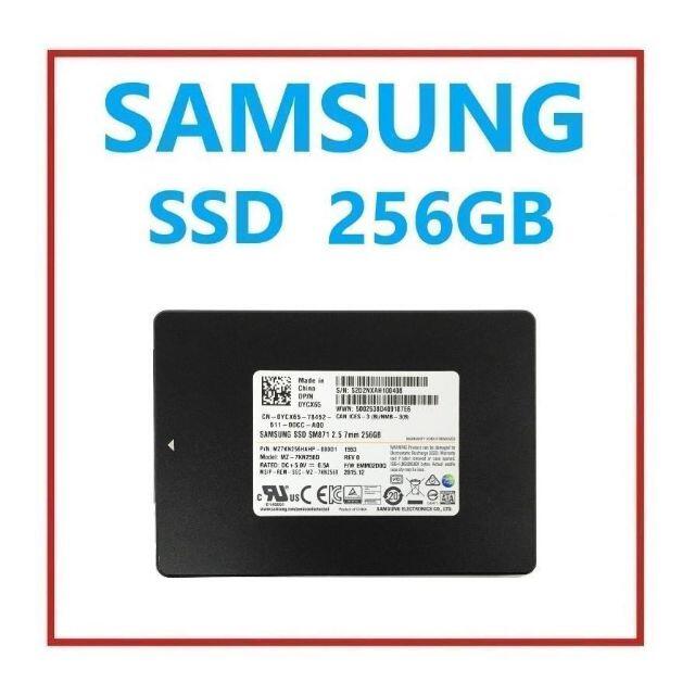 RY-256-SAMSUNG 256GB SSD 2.5インチ 厚み7㎜  1点 スマホ/家電/カメラのPC/タブレット(PCパーツ)の商品写真