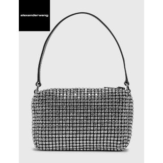 アレキサンダーワン(Alexander Wang)のALEXANDER WANG HEIRESS ラインストーン ミディアム ポーチ(ハンドバッグ)