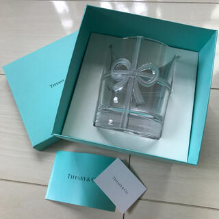 ティファニー(Tiffany & Co.)のティファニーリボングラス１個   新品、未使用(グラス/カップ)