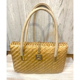 ランセル(LANCEL)のランセルヴィンテージカゴバック(かごバッグ/ストローバッグ)