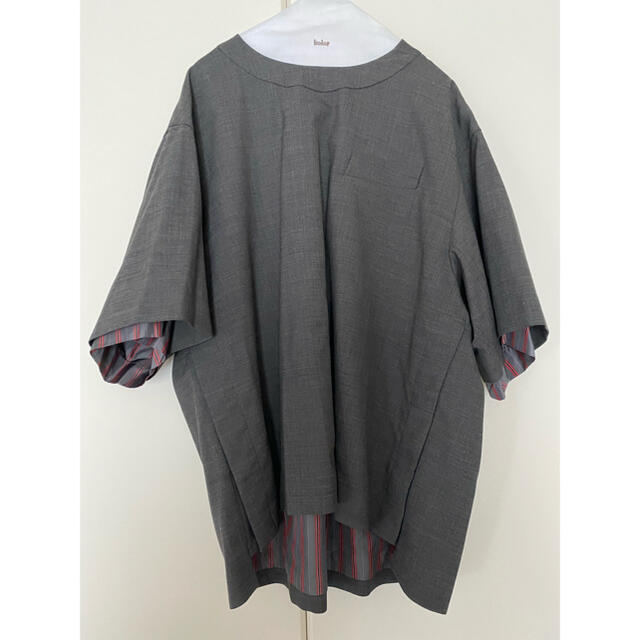sacai(サカイ)のsacai 20ss suiting pullover グレー メンズのトップス(Tシャツ/カットソー(半袖/袖なし))の商品写真