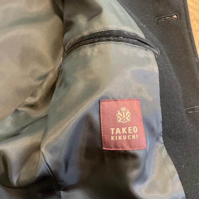 TAKEO KIKUCHI(タケオキクチ)のタケオキクチ　ジャケット　コート　メンズ　黒 メンズのジャケット/アウター(テーラードジャケット)の商品写真