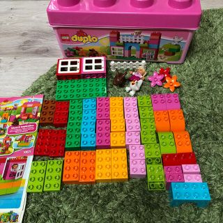 レゴ(Lego)のりぃ☆様専用　LEGO レゴデュプロ　ピンクコンテナ(積み木/ブロック)