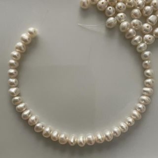 4mm〜5mm淡水パールポテト半連セットの通販 by ❤︎8a_a8's shop