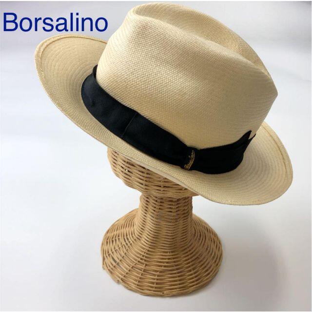 Borsalino ボルサリーノ　パナマ　ハット　ビンテージ　帽子　パナマハットPanamaExt