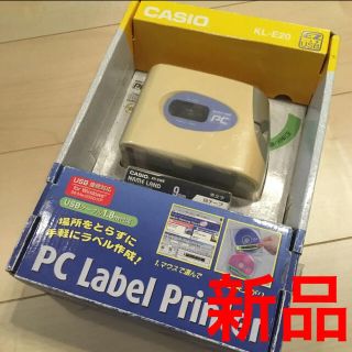 カシオ(CASIO)のカシオ　ラベルプリンター　新品(シール)