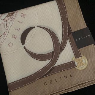 セリーヌ(celine)のセリーヌ　大判ハンカチ　シルク混(ハンカチ)