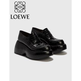 ロエベ(LOEWE)のLOEWE ウェッジ スリップ オン ローファー(ローファー/革靴)