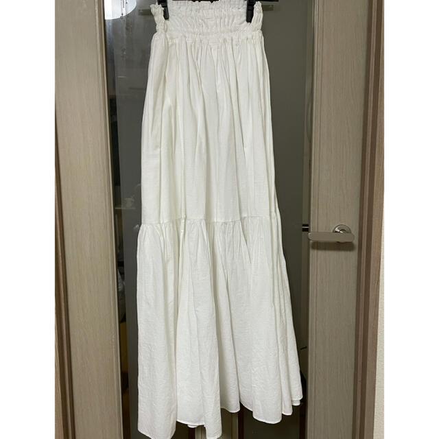 MARGARET HOWELL(マーガレットハウエル)のマルシャンドレギューム　ロングスカート レディースのスカート(ロングスカート)の商品写真