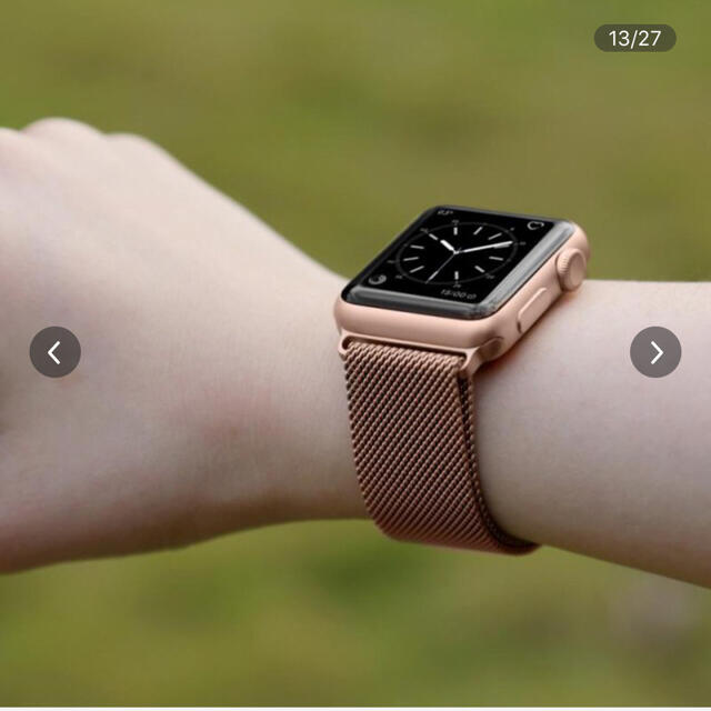 Apple Watch バンド6 ステンレス メンズの時計(金属ベルト)の商品写真