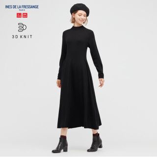 ユニクロ(UNIQLO)のユニクロ イネス 3Dニットフレアワンピース(ロングワンピース/マキシワンピース)