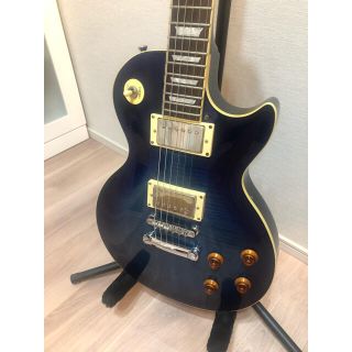 エピフォン(Epiphone)のエピフォン　レスポール　エレキギター　青(エレキギター)