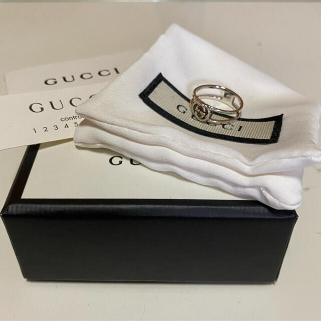 Gucci インターロッキング 刻印11（日本10号）の通販 by carry's shop｜グッチならラクマ - グッチ シルバーリング 正規激安