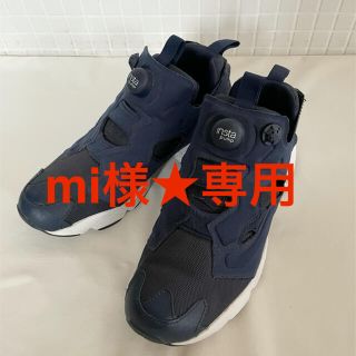 リーボック(Reebok)のReebok インスタ ポンプフューリー ネイビー 24.0cm(スニーカー)