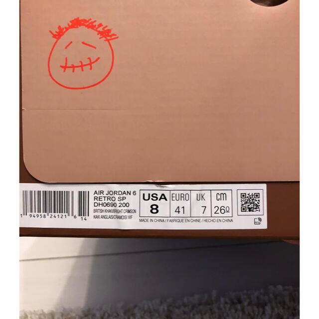 NIKE(ナイキ)の値下げ‼️ナイキ エアジョーダン6 レトロ トラビススコット メンズの靴/シューズ(スニーカー)の商品写真