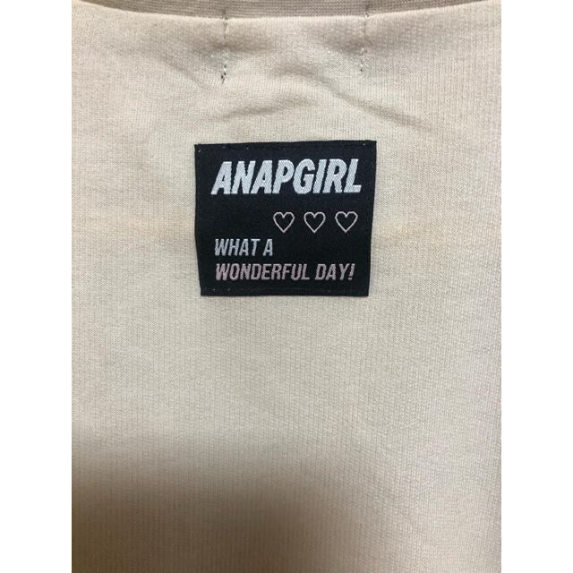 りんこ様専用　ANAP GIRL  七分袖　Tシャツ　Mサイズ　150位 キッズ/ベビー/マタニティのキッズ服女の子用(90cm~)(Tシャツ/カットソー)の商品写真