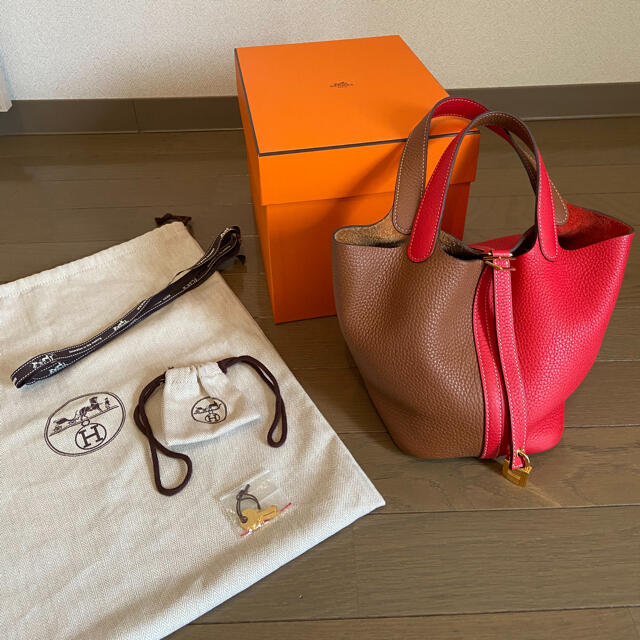 バッグ大幅値下げ期間！HERMES エルメス　ピコタン　バイカラー