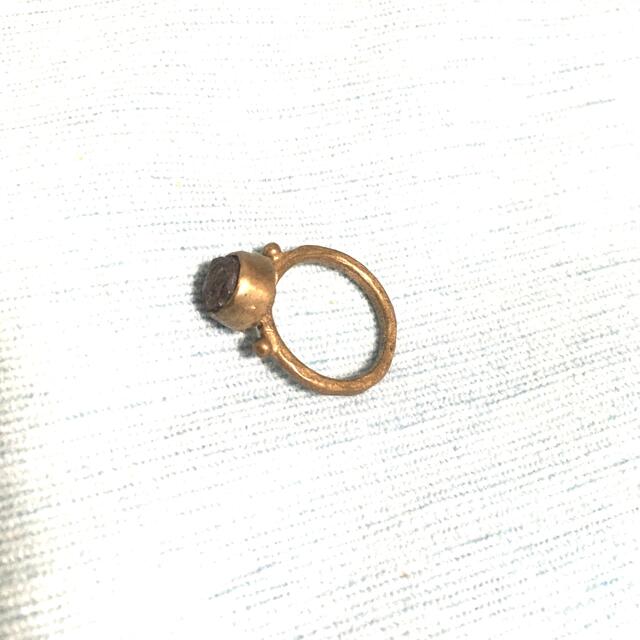 ガーネット　原石　リング レディースのアクセサリー(リング(指輪))の商品写真