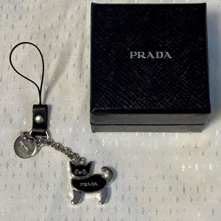 プラダ(PRADA)のPRADA 猫　ストラップ(キーホルダー)