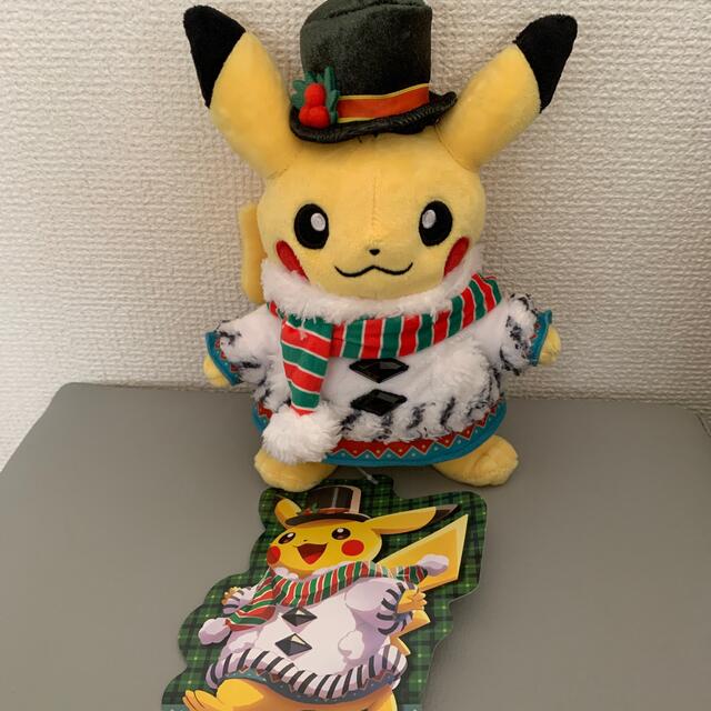 ポケモン - 【美品】ピカチュウ ぬいぐるみ 冬コスverの通販 by 断捨離 ...