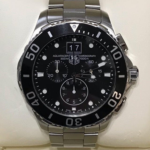 TAG Heuer(タグホイヤー)のタグホイヤー アクアレーサー CAN1010.BA0821 ブラック 44mm メンズの時計(腕時計(アナログ))の商品写真