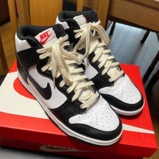 NIKE - NIKE DUNK HIGH BLACK AND WHITE 26cm の通販 by big up ...