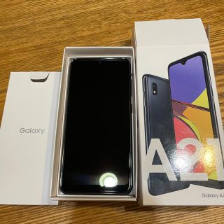 ギャラクシー(Galaxy)のGalaxy A21 64GB BLACK     SCV49SKU(スマートフォン本体)