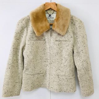 今日の超目玉】 ファー付きコート courreges - 毛皮/ファーコート