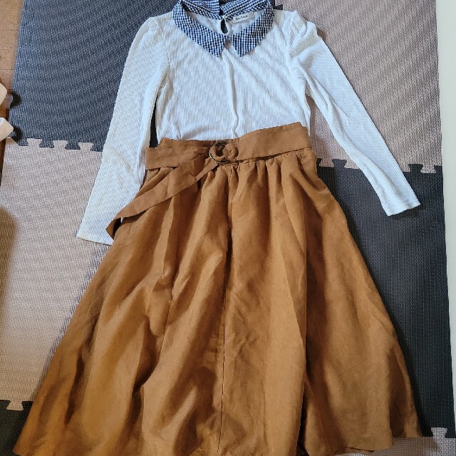 ２セット　コーデ　スカート　ギンガムチェック レディースのスカート(その他)の商品写真