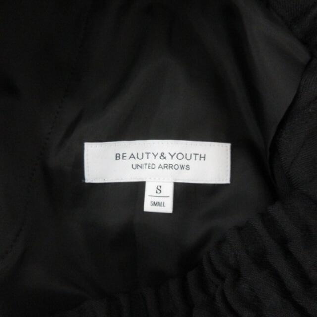 BEAUTY&YOUTH UNITED ARROWS(ビューティアンドユースユナイテッドアローズ)のB&Y ユナイテッドアローズ サテンカルゼドローストリング パンツ ブラック S レディースのパンツ(その他)の商品写真