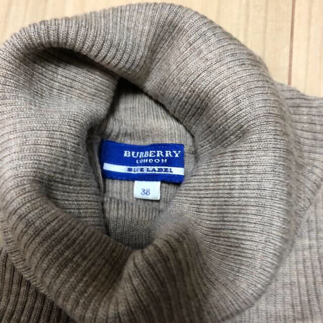 BURBERRY BLUE LABEL(バーバリーブルーレーベル)の新品未使用　バーバリー　タートルネックセーター レディースのトップス(ニット/セーター)の商品写真