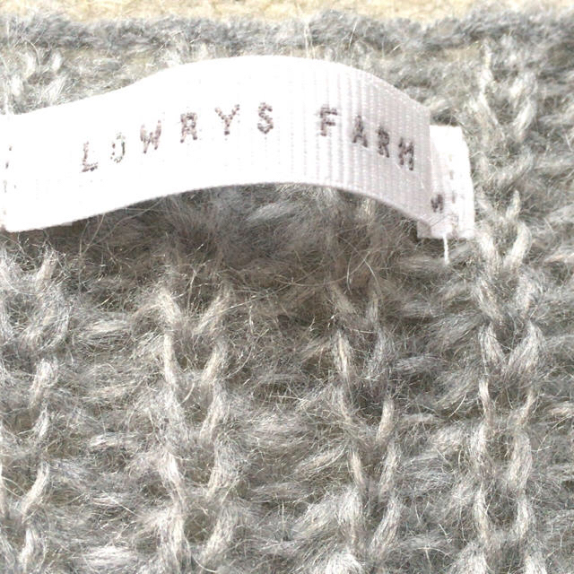 LOWRYS FARM(ローリーズファーム)のライトグレーニット！！！！ レディースのトップス(ニット/セーター)の商品写真