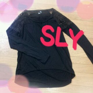 スライ(SLY)のSLY★肩レーストップス(Tシャツ(長袖/七分))