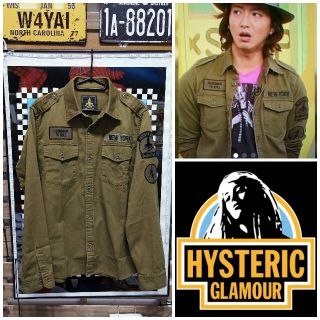 ヒステリックグラマー(HYSTERIC GLAMOUR)の★キムタク着★HYSTERIC GLAMOUR　M-65ジャケット　シャツ　M(ミリタリージャケット)