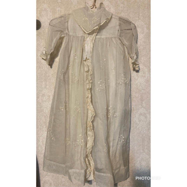 ベビー服(~85cm)ベビードレス  アンティーク　フランス　1900年代
