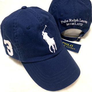 ラルフローレン(Ralph Lauren)の＊数量限定＊*。ユニセックス 59cm 新品 コットンチノ キャップ ネイビー(キャップ)