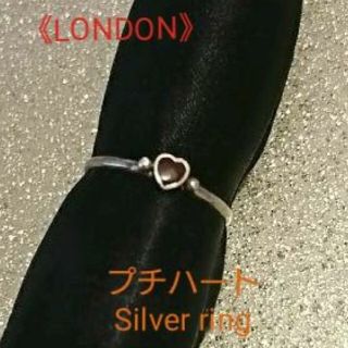 値引き中✨London★ハートデザイン シルバーリング(リング(指輪))