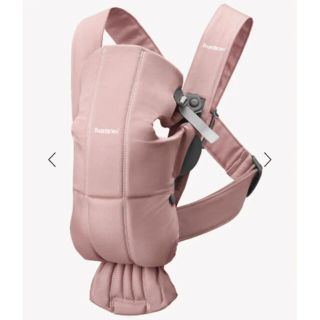 ベビービョルン(BABYBJORN)の【美品】ベビービョルンの抱っこひも ベビーキャリア MINI ダスティピンク(抱っこひも/おんぶひも)