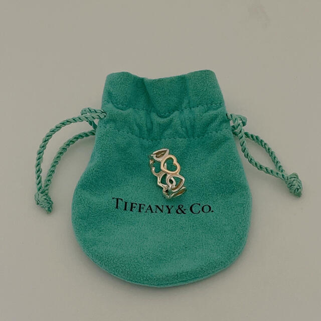 Tiffany & Co.(ティファニー)の希少TIFFANY&Co. ティファニーセンチメンタルハートコンビリング レディースのアクセサリー(リング(指輪))の商品写真