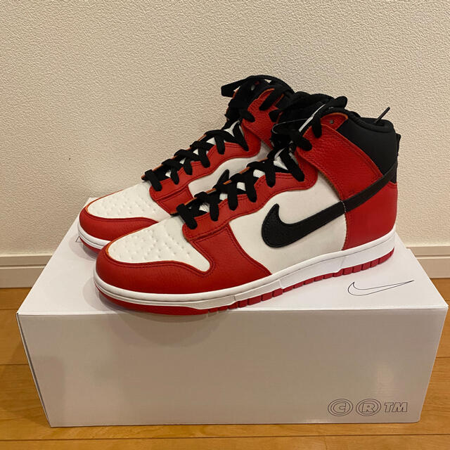 ブラック⑨シュータン最終値下げ NIKE dunk high by you AJ1 シカゴカスタム