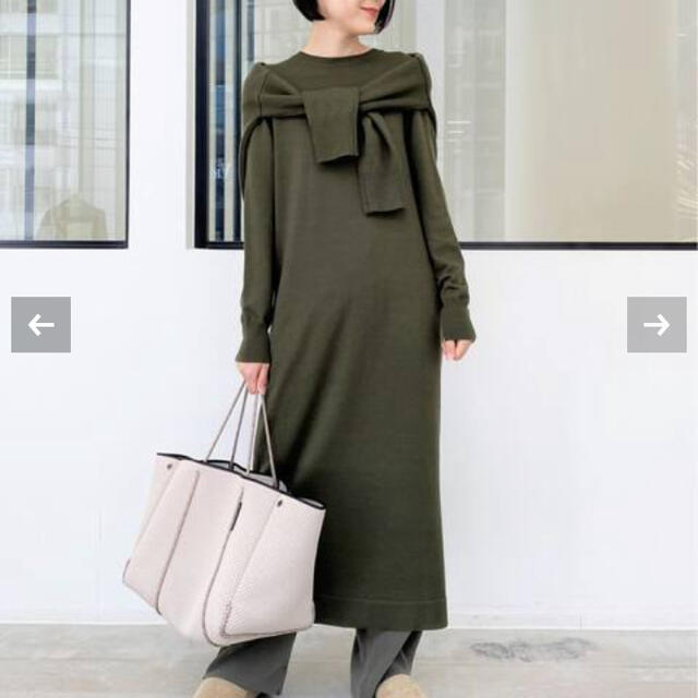 L'Appartement DEUXIEME CLASSE(アパルトモンドゥーズィエムクラス)のL'Appartement Knit Dress レディースのワンピース(ロングワンピース/マキシワンピース)の商品写真