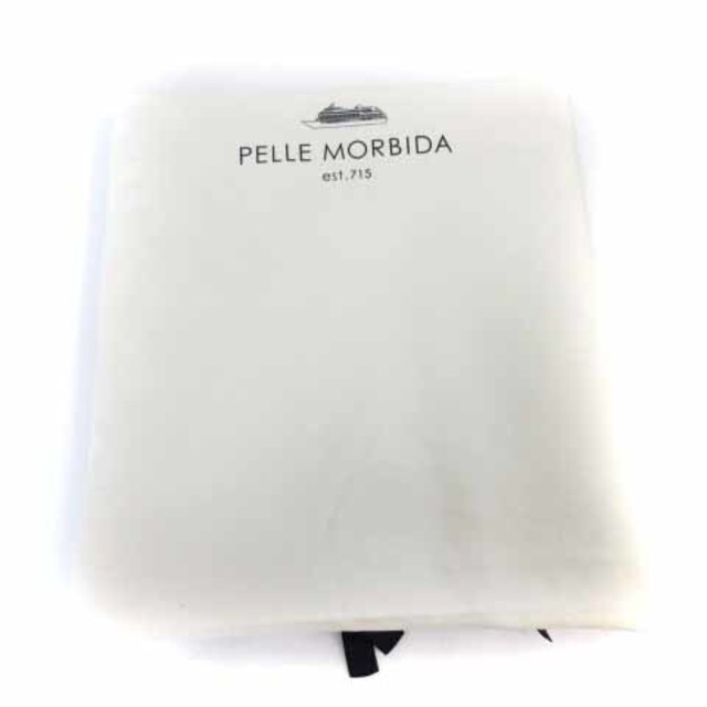 PELLE MORBIDA(ペッレ モルビダ)のペッレモルビダ TELA MARINAトートバッグ ハンドバッグ 牛革 黒 青 レディースのバッグ(トートバッグ)の商品写真