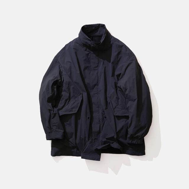 COMOLI(コモリ)のaton VENTILE NYLON SHORT MODS COAT 20aw メンズのジャケット/アウター(モッズコート)の商品写真