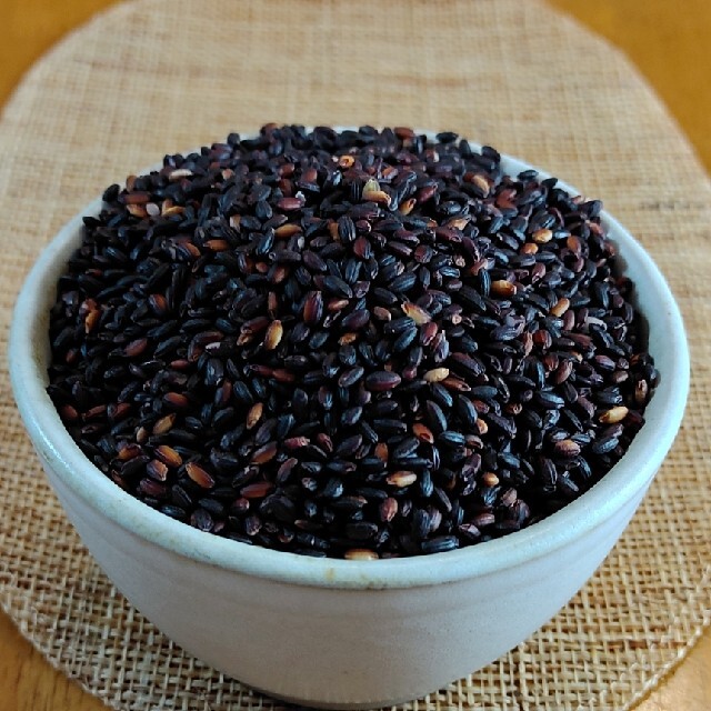 黒米(朝紫)モチ玄米 700g 令和3年・国内産 食品/飲料/酒の食品(米/穀物)の商品写真
