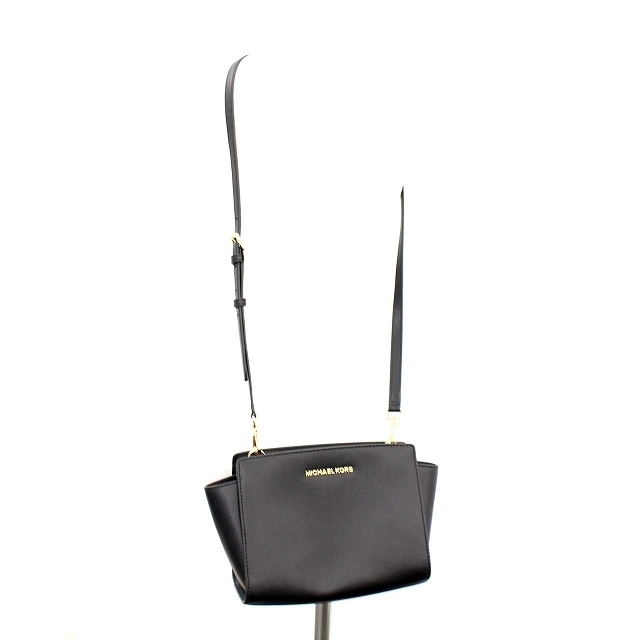Michael Kors(マイケルコース)のマイケルコース MICHAEL KORS ショルダーバック レザー 黒 ブラック レディースのバッグ(ショルダーバッグ)の商品写真