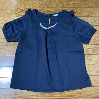 シマムラ(しまむら)の値下げ‼︎美品‼︎しまむら 半袖 トップス アクセサリー付き(カットソー(半袖/袖なし))