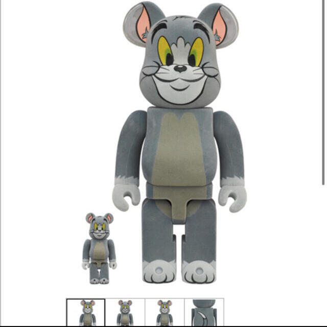 MEDICOM TOY(メディコムトイ)のBE@RBRICK  TOM フロッキー Ver. TOM AND JERRY エンタメ/ホビーのフィギュア(その他)の商品写真