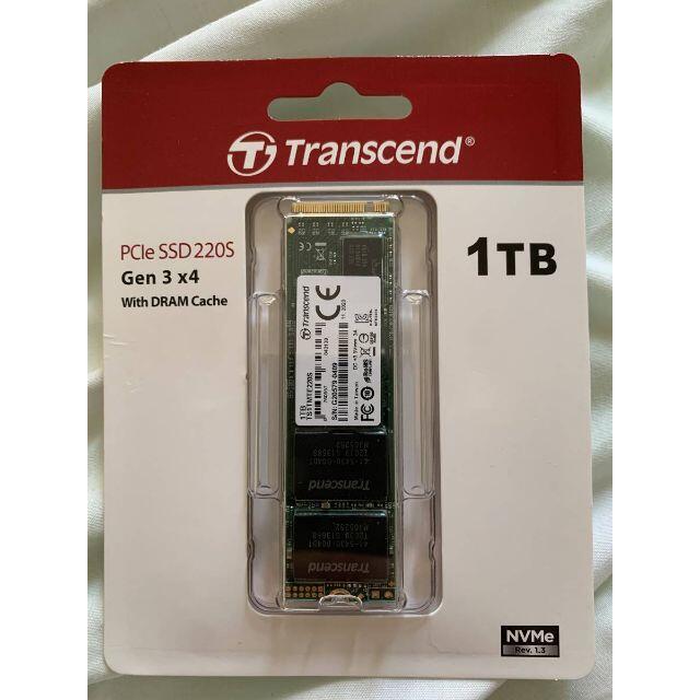 Transcend 1TB　PCIe SSD 220S TS1TMTE220S