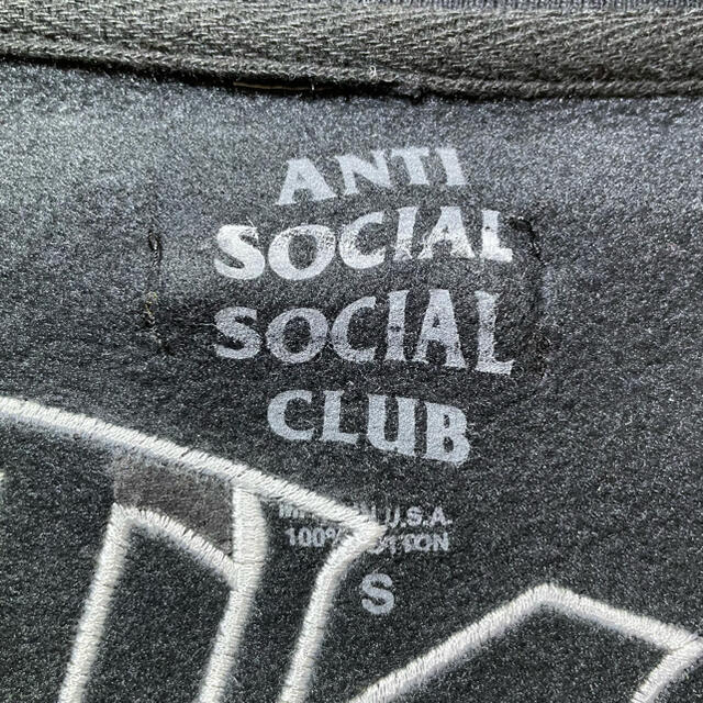 ANTI SOCIAL SOCIAL CLUB スタジャン ブラック S メンズのジャケット/アウター(スタジャン)の商品写真