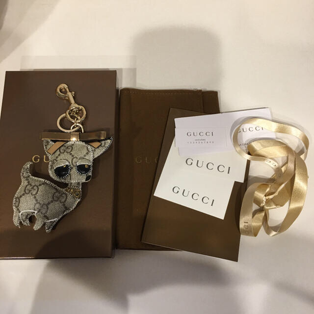 Gucci(グッチ)のグッチ　キーホルダー　チワワ レディースのファッション小物(キーホルダー)の商品写真